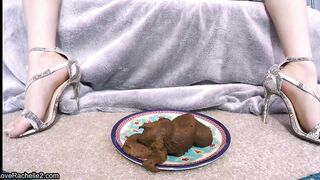 A plate of poop