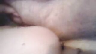 Amateur wife licking shitty ass while eating shit