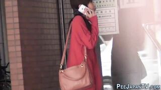 Asian Whores Peeing Outdoors