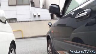 Asian Whores Peeing Outdoors