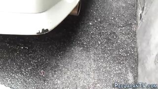 Asian Whores Peeing Outdoors