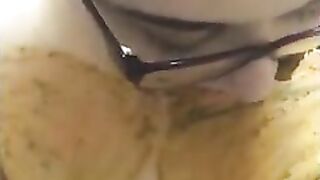 BBW shit smearing and eating