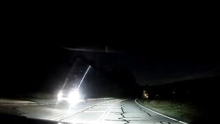 Confused or inattentive driver almost causing head-on accident
