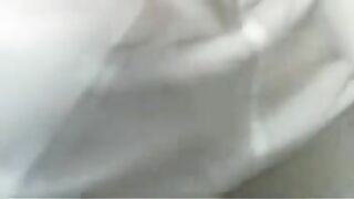 Cute dirty girl in public toilet