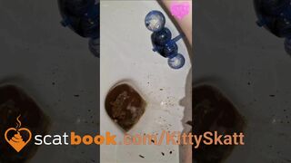 Diarrhea attack on toilet