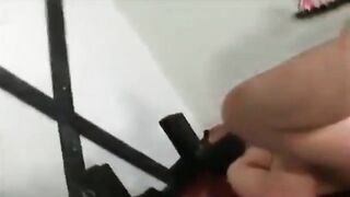 Dirty Tima fisting his ass and inserting scat dildo