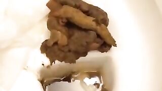 Eating from the toilet