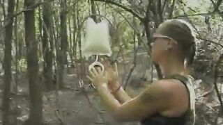Enema in the forest
