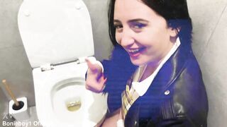 Eva Squirt In My Car Pee And Gets Piss In Her Mouth