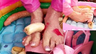 Extrem scat feet