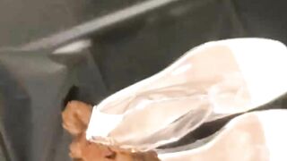 Extreme shitting and enema in shoes
