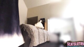 Fat Hairy Ass Late Night Scat Close-Up