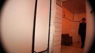 German scat teen Bea is filthy public toilet slut