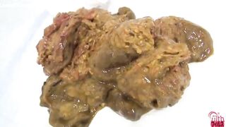 High-quality scat fetish compilation video featuring pooping