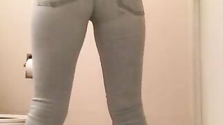 Hopeless Teenage Pees In Her Jeans Likes It