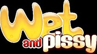 Horny Brunette Tiffany Fox Uses an Al Butt Plug While Pissing