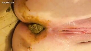 Hot bitch getting amazing shit in a nice way