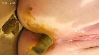 Hot bitch getting amazing shit in a nice way