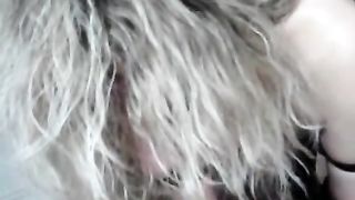 Mature lady smearing shit