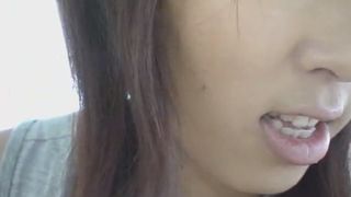 Smearing shit on face