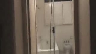 Brazilian girl pooping in the toilet