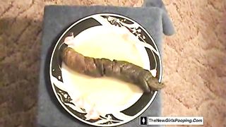 Piss and shit on a plate