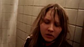 Teen Russian girls eating poop