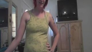 Redhead pooping and farting