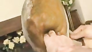 Diarheea on her face