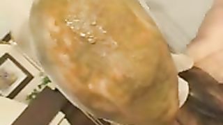 Diarheea on her face