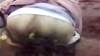 Granny takes a shit on the street