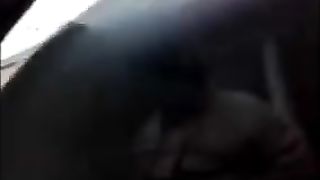 Granny takes a shit on the street