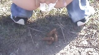 Creamy shit outdoor