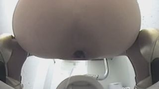 Huge poop - hidden camera