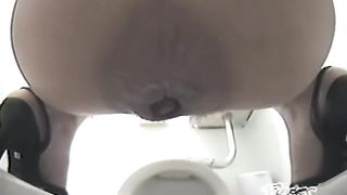 Huge poop - hidden camera