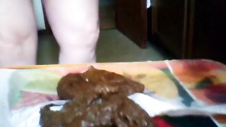 BBW shit on plate
