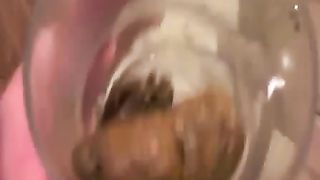 Shit in a glass