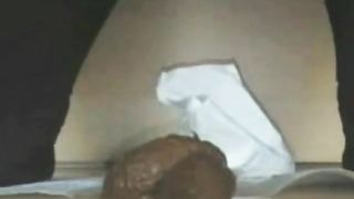 Poop on wooden floor