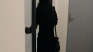 Nice girl pooping in her white tights