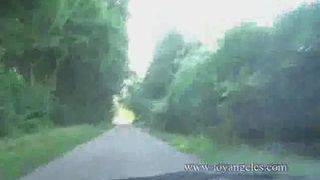 Sabrina poops outside