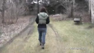 Outdoor shit and piss