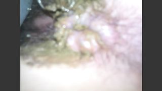 Wife dirty asshole after shit