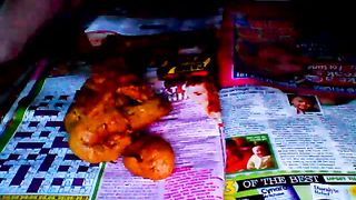 BBW gril shitting on the floor