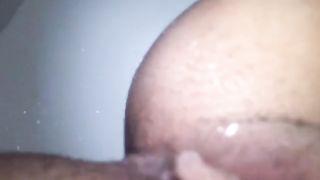 Sexy girl shitting yellow crap