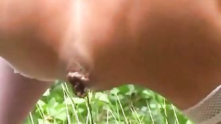 Poop in yellow high heels