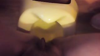 Shit into a baby potty