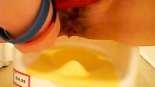 Hairy pussy and asshole