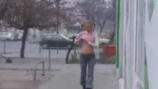 Peeing in public