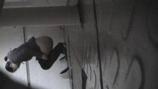 Camera in public bathroom