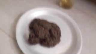 Creamy shit on a plate